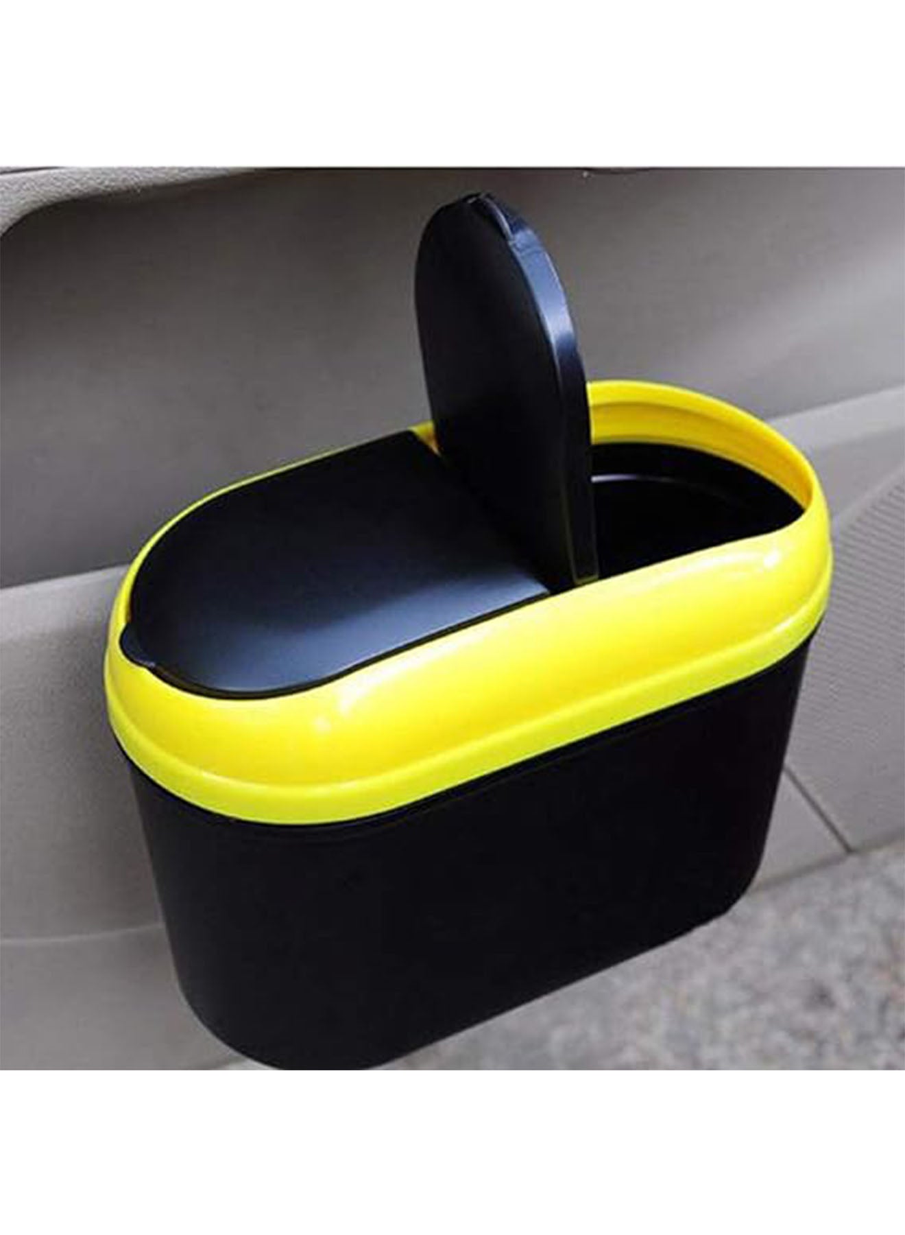 DANIM Mini Car Trash can Plastic Storage box Cup-shaped Trash Can auto Supplies trash can car Storage Accessories